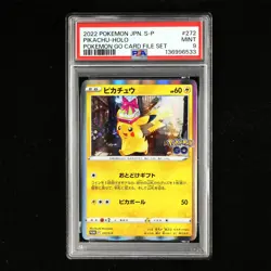 PSA 9 MINT 2022 Pokemon JPN Pikachu F 272/S-P Promo - Image 2