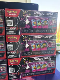 Pokemon TCG Fezandipiti EX Trainers Tool Kit Factory Sealed Lot Of 6 - Image 3