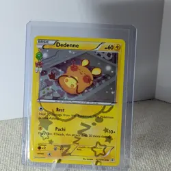 Pokemon Dedenne RC10/RC32 Generations Radiant Collection Holo Basic HP60 2016 - Image 3