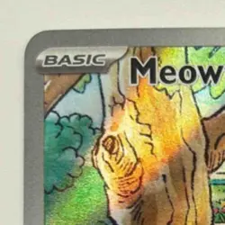 Meowth Phantasmal Flames SV #106/094 Illustration Rare Holo 2025 Pokemon - Image 3