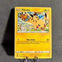 Pikachu 049/195 Silver Tempest Pokemon NM - Image 1