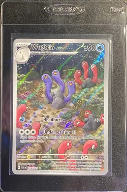 Wugtrio Full Art IR 224/091 Pokemon TCG Paldean Fates Illustration Rare NM - Image 4