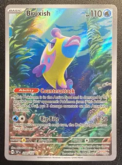 Bruxish Full Art IR 200/191 Pokemon TCG S&V Surging Sparks Illustration Rare NM - Image 2