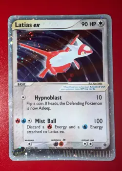 Latias ex Dragon Holo Pokemon TCG 93/97 2003 LP - Image 1