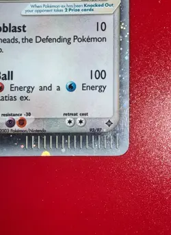 Latias ex Dragon Holo Pokemon TCG 93/97 2003 LP - Image 3