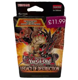 Konami Yugioh Legacy of Destruction X3 Booster Packs New - Image 1