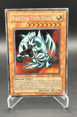 Blue-Eyes Toon Dragon MRL-E000 Unlimited Secret Rare Magic Ruler Yu-Gi-Oh! LP - Image 1