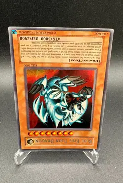 Blue-Eyes Toon Dragon MRL-E000 Unlimited Secret Rare Magic Ruler Yu-Gi-Oh! LP - Image 3