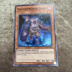 Plaguespreader Zombie - DASA-EN041 - Super Rare Unlimited Ed Yugioh - LP - Image 1