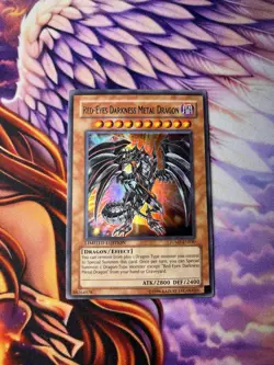 Yu-Gi-Oh! Konami Red-Eyes Darkness Metal Dragon JUMP-EN030 Limited Edition Holo - Image 1
