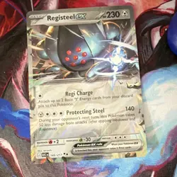 Pokemon Registeel EX Full Art Rare Holo Metal ASC 145/217 Basic 230 HP Card - Image 1