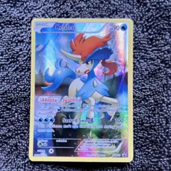 Pokemon Keldeo Promo Holo XY XY118 Basic Water 90 HP Sacred Sword 100 Card - Image 1