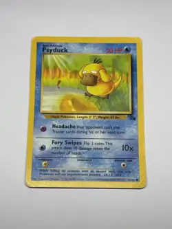 Psyduck Fossil Set 53/62 TCG Vintage Pokemon Card 1999-WOTC HP/MP - Image 1