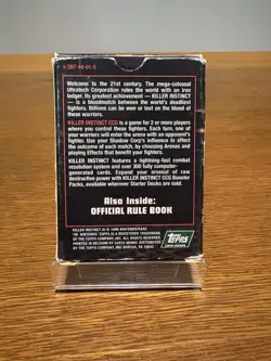 Killer Instinct Collectible Card Game Starter Deck Topps 1996 Nintendo - Image 2