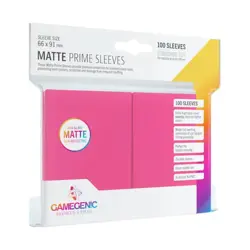 GameGenic Card Protection Matte Sleeves - Pink (10 packs of 100) New - Image 1