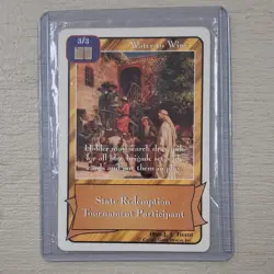 Redemption TCG PROMO Water to Wine State Redemption Tournament Participant Card - Image 3