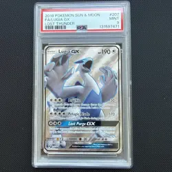 PSA 9 Lugia GX - 207/214, SM Lost Thunder - Full Art Ultra Rare - Pokemon Card - Image 1
