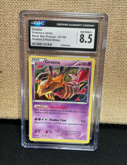 Pokemon Giratina XY184 XY Black Star Promo Cosmos Holo Card CGC 8.5 - Image 1
