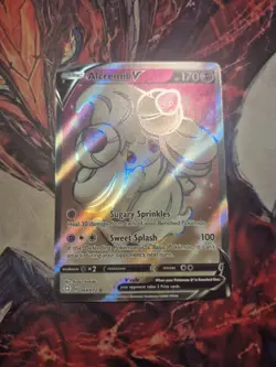 Alcremie V 064/072 - Shining Fates - Ultra Rare Holo Pokemon Card Near Mint NM - Image 1