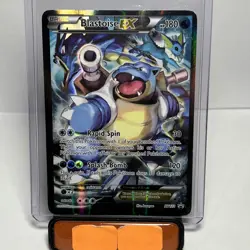 Blastoise EX XY122 Black Star Promo Full Art Holo Rare 2016 Pokemon Card - HP - Image 1
