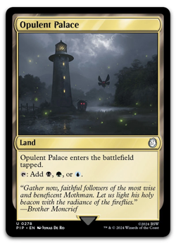 LP Opulent Palace #278 Fallout PIP Magic MTG - Image 1