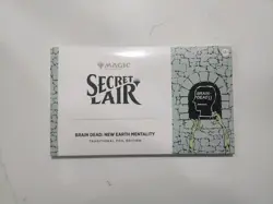 MTG Magic Brain Dead: New Earth Mentality Foil Secret Lair Chaos Vault. Sealed. - Image 1