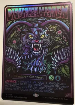 🌟 Displacer Kitten FOIL MTG D&D Roll for Initiative Secret Lair 🌟 - Image 1