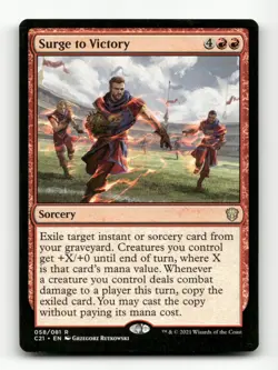 Surge to Victory Commander 2021 #58 Rare - Image 1