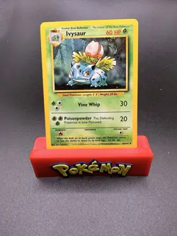 Ivysaur 30/102 Base Set Unlimited Uncommon 1999 WOTC Pokemon Card NM/MT Vintage - Image 1