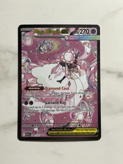 Mega Diancie EX Pokemon TCG Card 282/217 270 HP Ability Basic Psychic - Image 1