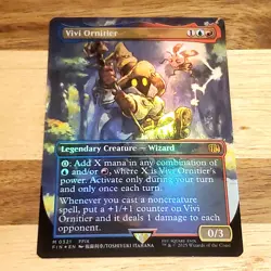 1x Vivi Ornitier, Borderless Art Foil - 0321, Final Fantasy, Magic MTG NM - Image 1