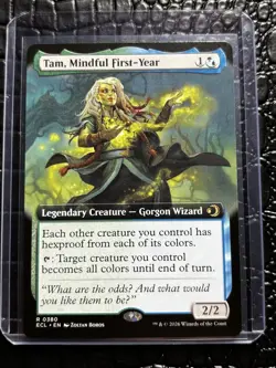 Tam, Mindful First-Year (Extended Art) Lorwyn Eclipsed Pack Fresh! Regular Rare - Image 1