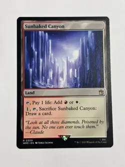 Sunbaked Canyon Universes Beyond: Doctor Who Magic the Gathering MTG - Image 1