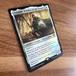 Boromir, Warden of the Tower (Showcase) The Lord of the Rings LOTR Foil Rare! - Image 3