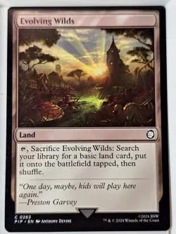 Evolving Wilds - Commander: Fallout - Magic the Gathering MTG Nice! - Image 1