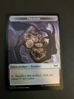 1x - Toy \ Treasure Token - FOIL - Duskmourn: House of Horror - NM MTG - Image 2