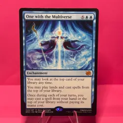 MTG One with the Multiverse | Mythic Blue Enchantment | NM - Image 1