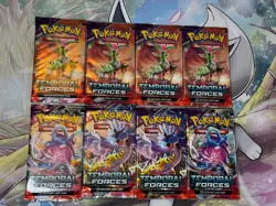 8 x Pokemon TCG - Temporal Forces Booster Packs - Brand New And sealed - Image 1