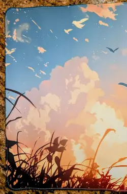 Eevee Sunrise CCG Playmat - Card Game Mat - Pokemon Eevee TCG Playmat 24x14 New - Image 4