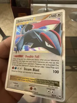 Pokemon TCG Salamence LV.X Arceus Holo Card 98/99 Rare Nm - Image 1
