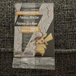 Sealed Ash's Pikachu SM108 Black Star Promo Sun & Moon Pokemon - Image 2