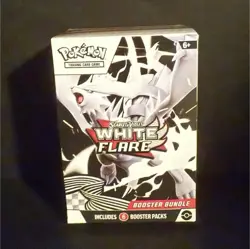 Pokemon Scarlet & Violet White Flare Booster Bundle Reshiram 6 Factory Sealed - Image 1