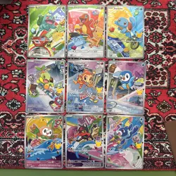 Pokemon First Partner Promo Full Set 037 038 039 040 041 042 043 044 045 Mint NM - Image 1