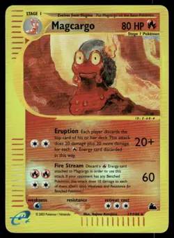 *FRI NIGHT* Magcargo 17/144 Reverse Holo Skyridge Rare - Image 1