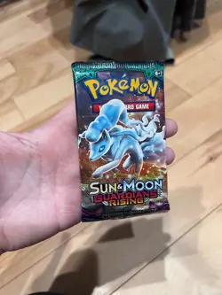 Pokemon 2017 Sun & Moon Guardians Rising Booster Pack Alolan Ninetales Art Nm M - Image 1
