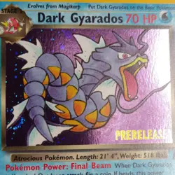 Pokemon TCG Dark Gyarados Wotc Promo 8/82 Prerelease Holo Wizards 2000 - Image 2