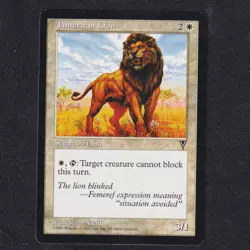 JAMURAAN LION 1996 Visions Vintage Edition Eng MTG Magic Gathering Excellent LP - Image 1