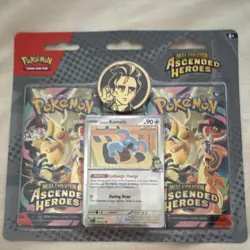 Pokemon TCG Mega Evolution Ascended Heroes Komala Larry Kit Promo 2 Boosters Co… - Image 1