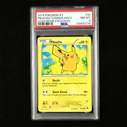 PSA 8 NM-MT 2014 Pokemon ENG Pikachu 42/146 - Image 1