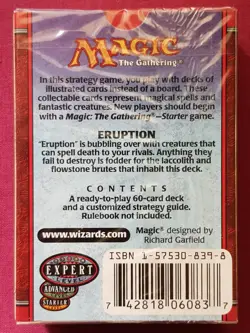 Magic The Gathering NEMESIS ERUPTION New Sealed Preconstructed Theme Deck MTG - Image 2